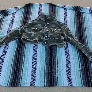 Camo jean jacket